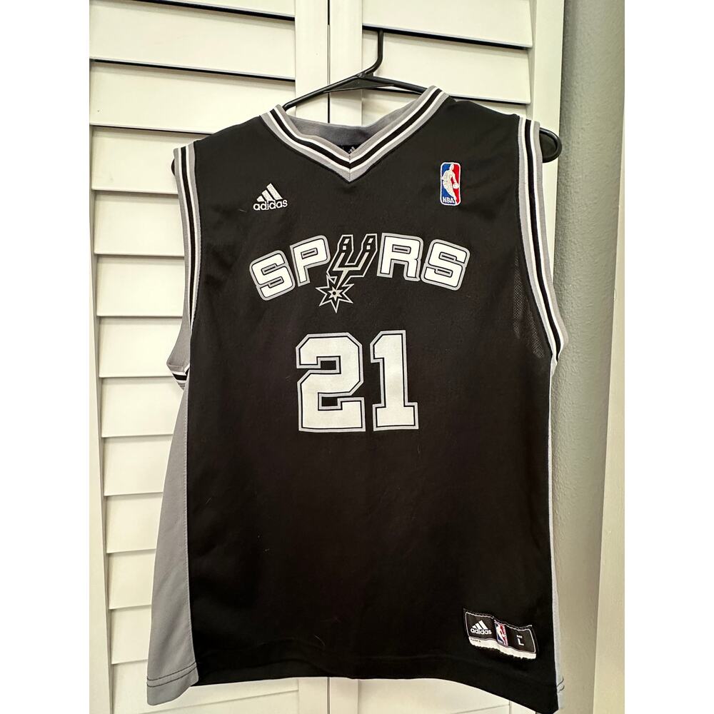 San Antonio Spurs Adidas Jersey Tim Duncan Youth L